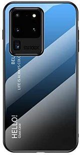 Чехол Samsung Galaxy S20 Ultra Gradient Hello Blue Black