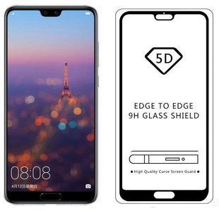 Захисне скло Huawei Ascend P20 Full Glue 5D (Mocolo 0.33 mm)