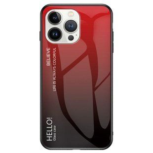 Чохол Apple iPhone 14 Pro Max Gradient Hello Red Black