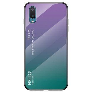 Чохол Samsung Galaxy M02 Gradient Hello Purple Green