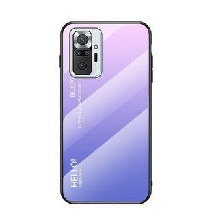 Чехол Xiaomi Redmi Note 10 Pro Gradient Hello Pink Purple