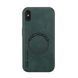 Шкіряний чохол OLGE з MagSafe для Apple iPhone XS Max Green