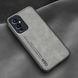Шкіряний чохол Sheepskin з магнітом для OnePlus 9 Light gray