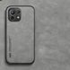 Шкіряний чохол Sheepskin з магнітом для Xiaomi Mi 11 Light gray