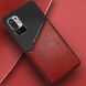 Бизнес чехол бампер GENEROUS для Xiaomi Redmi Note 10 5G из стекла и искусственной кожи