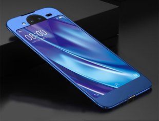 Чехол MSVII для Vivo Nex 2 (Dual display) (поликарбонат) Blue