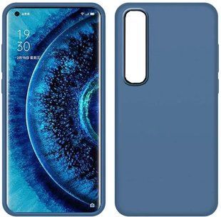 Силіконовий чохол Liquid Silicone Case Oppo Find X2 Blue