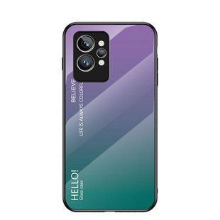 Чохол Realme GT2 Gradient Hello Purple Green