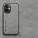Кожаный чехол Sheepskin с магнитом для OnePlus Nord CE3 Lite Light gray