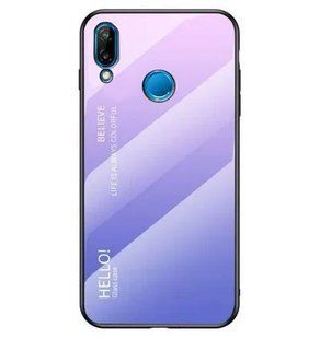 Чехол Huawei Honor 10 Lite Gradient Hello Pink Purple