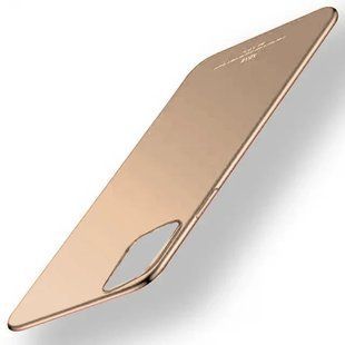 Чехол MSVII для Realme GT Neo 2 (поликарбонат) Gold