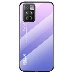 Чохол Xiaomi Redmi 10 2022 / Redmi Note 11 4G Gradient Hello Pink Purple