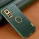 Чохол для Xiaomi Mi 10T / Mi 10T Pro з тисненням під шкіру крокодила і магнітним утримувачем Green