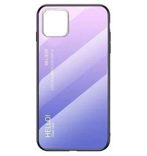Чохол Apple iPhone 12 Gradient Hello Pink Purple