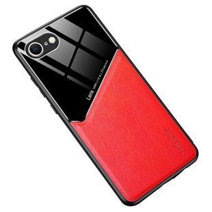 Бізнес чохол бампер GENEROUS для Apple iPhone 16e зі скла і штучної шкіри