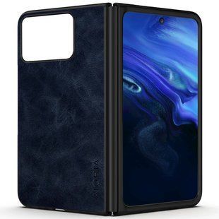Кожаный чехол AIORIA Vintage для Google Pixel 9 Pro Fold blue