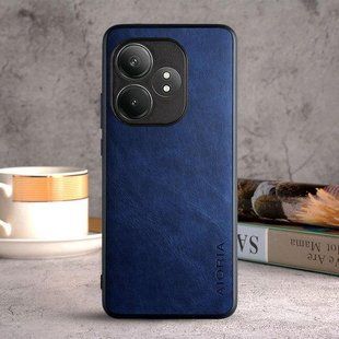 Шкіряний чохол AIORIA Vintage для Realme GT 6 blue