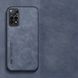 Шкіряний чохол Sheepskin з магнітом для Xiaomi Redmi Note 11 Pro Global Blue