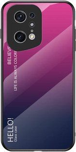 Чохол Oppo Find X5 Gradient Hello Rose Blue