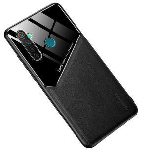 Бизнес чехол бампер GENEROUS для Realme 5 / 5s / 5i / 6i из стекла и искусственной кожи