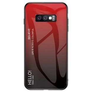 Чохол Samsung Galaxy S10e Gradient Hello Red Black