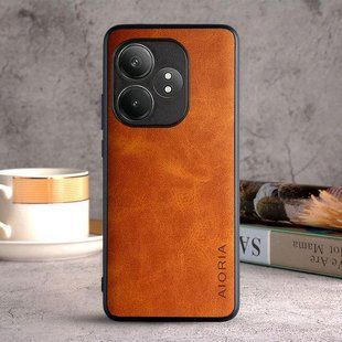 Шкіряний чохол AIORIA Vintage для Realme GT 6 orange