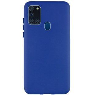 Чехол MSVII для Samsung Galaxy A21s (поликарбонат) Blue