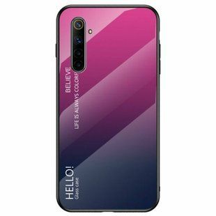 Чехол Realme 6 Pro Gradient Hello Rose Blue