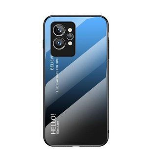 Чохол Realme GT2 Gradient Hello Blue Black