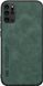 Кожаный чехол Sheepskin с магнитом для Samsung Galaxy S20 Plus Green