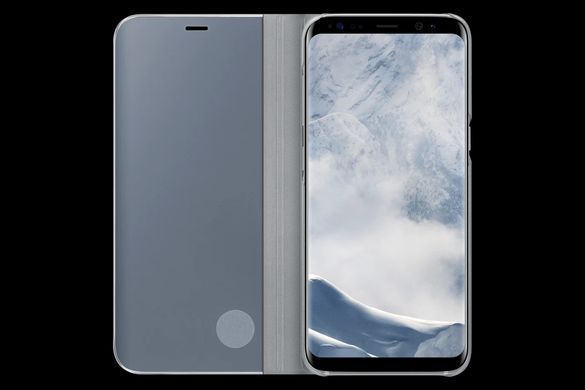 Чохол Clear View Standing Cover для Xiaomi Poco M5 Silver