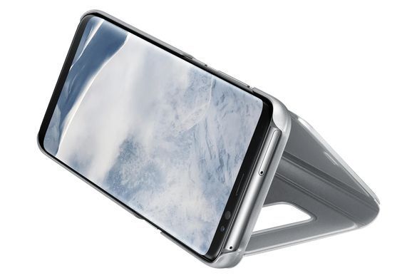 Чохол Clear View Standing Cover для Realme 8 5G Silver
