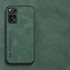 Шкіряний чохол Sheepskin з магнітом для Xiaomi Redmi Note 11 Pro Global Green