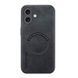 Шкіряний чохол OLGE з MagSafe для Apple iPhone 17 Dark gray