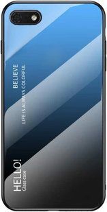 Чехол Huawei Y5 2018 Gradient Hello Blue Black