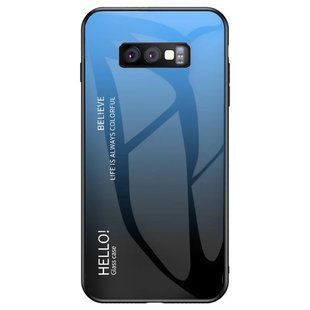 Чохол Samsung Galaxy S10e Gradient Hello Blue Black