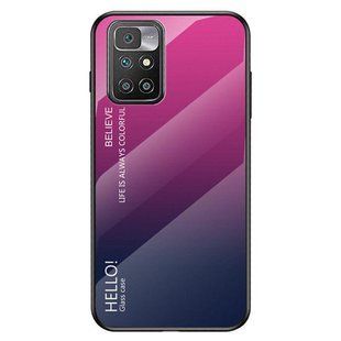 Чохол Xiaomi Redmi 10 2022 / Redmi Note 11 4G Gradient Hello Rose Blue