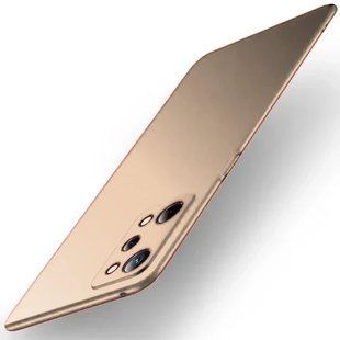Чехол MSVII для Realme GT2 (поликарбонат) Gold