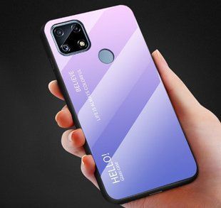 Чохол Realme C25s Gradient Hello Pink Purple