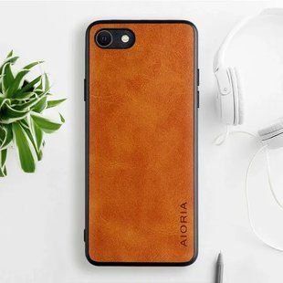 Шкіряний чохол AIORIA Vintage для Apple iPhone 16e orange
