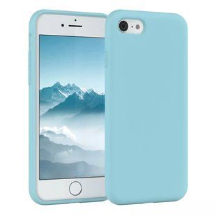 Силиконовый чехол Soft Touch для Apple iPhone 8 Light blue