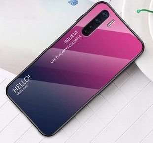 Чехол Oppo Reno3 4G Gradient Hello Rose Blue