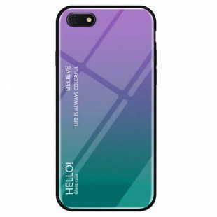 Чехол Huawei Y5 2018 Gradient Hello Purple Green