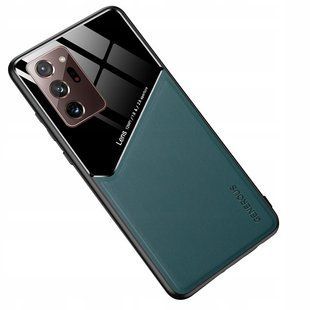 Бизнес чехол бампер GENEROUS для Samsung Galaxy Note 20 Ultra из стекла и искусственной кожи