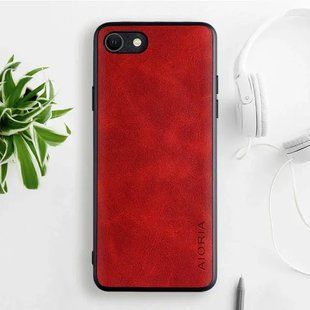 Шкіряний чохол AIORIA Vintage для Apple iPhone 16e red