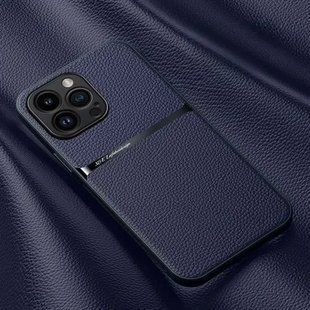 Шкіряний чохол Elegance з магнітом для Apple iPhone 12 Pro Max Dark blue