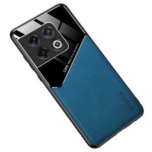 Бізнес чохол бампер GENEROUS для OnePlus 10 Pro зі скла і штучної шкіри
