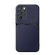 Шкіряний чохол Elegance з магнітом для Oppo Reno6 5G Dark blue