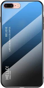 Чохол Apple iPhone 7 Plus Gradient Hello Blue Black