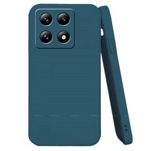 Силиконовый чехол Soft Touch для Xiaomi 14T Pro Dark blue